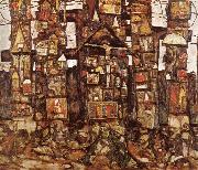 Egon Schiele Woodland Prayer painting